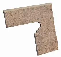 Клинкерная плитка Zanquin Florentino DRCHO Tambora (правая) 28.8x27x8.6