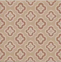 Фото Декор VT\C608\1337 Агуста 1 оранжевый матовый 9,8x9,8