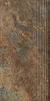 Фото Ступень Paradyz Ardis Rust Stopnica Prosta Struktura Mat B1a 30x60