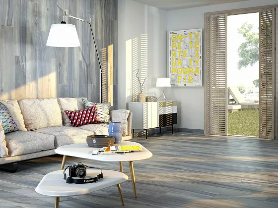 Фото Керамогранит A034284 PROJECT WHITE RECT. 20X120 Испания