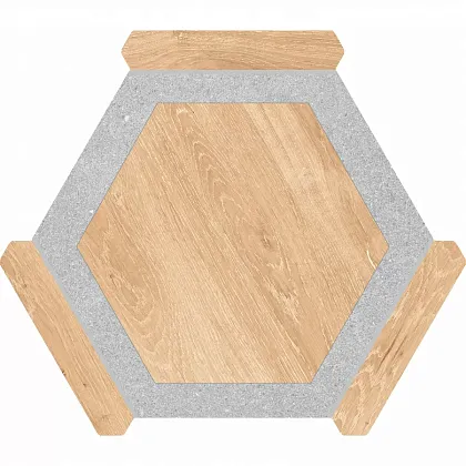Фото Керамогранит Monopole Oregon Haya Gris 22x25 Испания