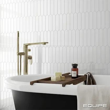 Фото Плитка Equipe 25835 Arrow Pure White 5x25 Испания