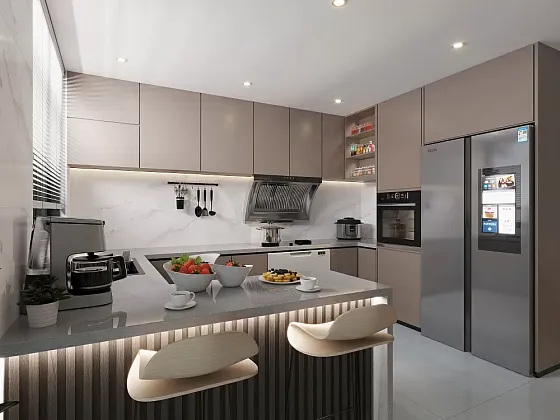 Фото Керамогранит White Marble Soft Polished (Gold) 60x120 (BHW-0040) Китай