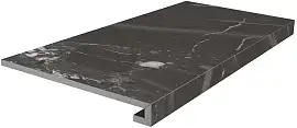 Фото Ступень Kerama Marazzi Риальто клееная чёрный матовый 33x80x0,9 (SG850790R\GCF)