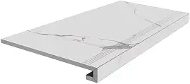 Фото Ступень Kerama Marazzi Монте Тиберио клееная белый лаппатированный 33x80x0,9 (SG849992R\GCF)