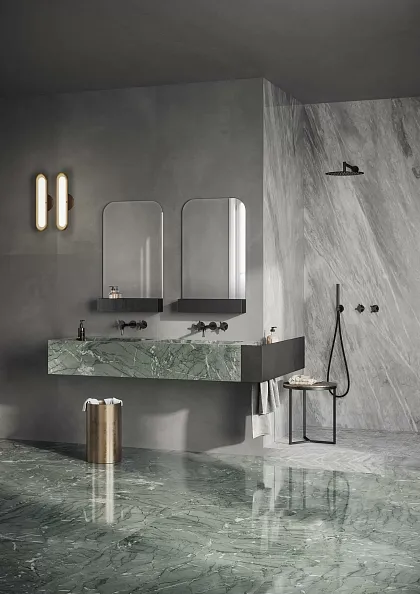 Фото Керамогранит R8RU (00R8RU03) Incanto Statuario Venato Glossy Ret. 6mm 60х120 Италия