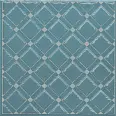 Декор Бахия 1 бирюзовый глянцевый 9,8x9,8x0,7 (KMD3STA016GN)
