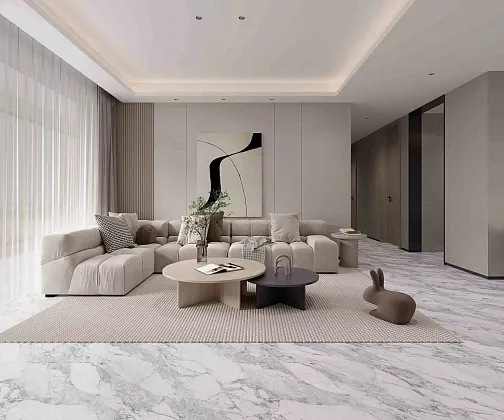 Фото Керамогранит Arabescato Pro Full Body Polished (Gold) 60x120 (BHW-0045) Китай