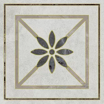 Фото Декор OS\A285\SG606220RLСеренада 2 лаппатированный обрезной 7,2x7,2 Россия