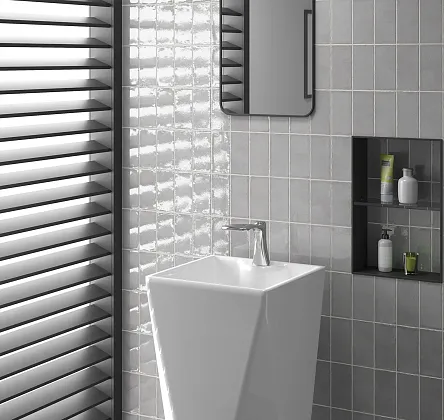 Фото Плитка Equipe 27615 Altea Black 7.5x15 Испания