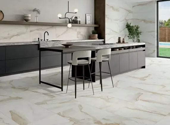 Фото Керамогранит P.E. Pul. Camile gold rect. 120x120 Испания