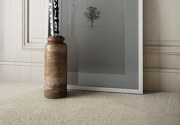 Фото Керамогранит Refin LT85 Fossil Beige Rett 60x60 Италия