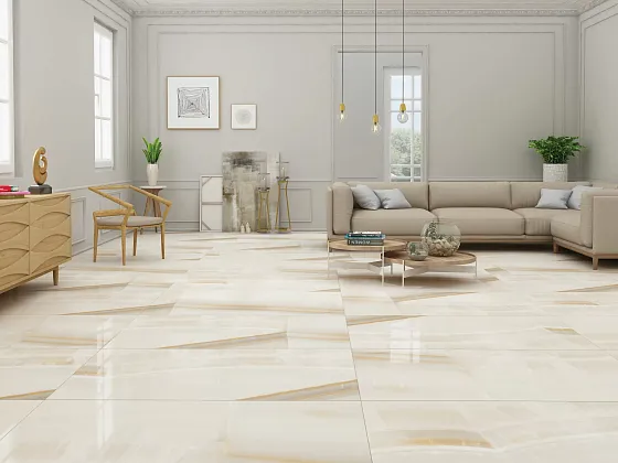 Фото Керамогранит Asia Onyx Herman Silver Glossy 60x120 Индия