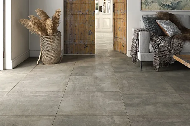Фото Ступень Seranit Step Beton Grey Matt 32,5x120 Турция
