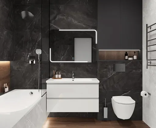 Фото Керамогранит Laparet Lp6060G0041R Timeless Grafite Графит Матовый Карвинг 59,5Х59,5 Россия