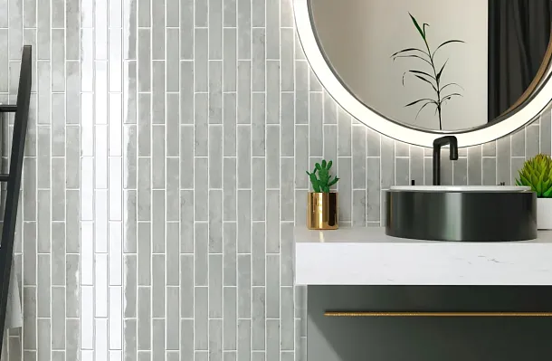 Фото керамическая плитка Monopole 002703 San Remo Emerald 5x25 Испания