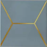 Фото Декор OP\E181\17067 Витраж голубой 15*15