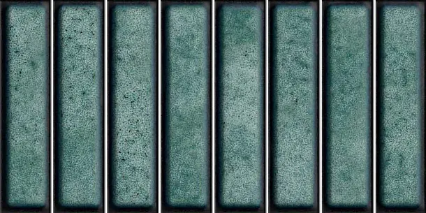 Фото керамическая плитка El Barco Domino Verde Glossy 15x30 Испания