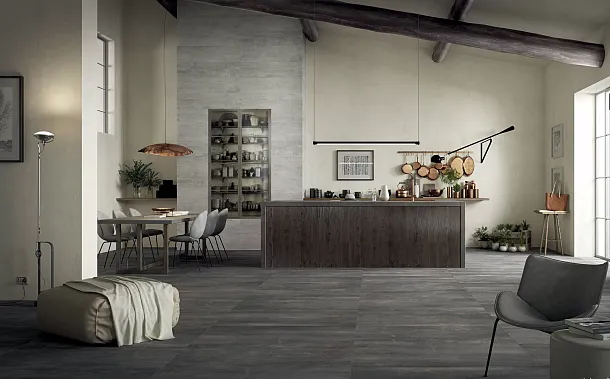 Фото Керамогранит 1067943 Fossil Lines Bruno Ret 30x120 Италия