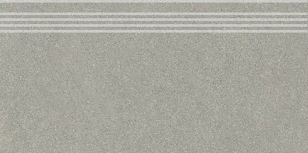 Фото Ступень DD254020R\GR Джиминьяно серый матовый обрезной 30x60 Россия