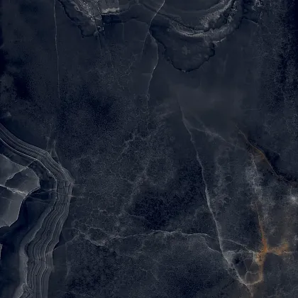 Фото Керамогранит Laparet Interstellar Black Чёрный Полированный 80Х80 Индия
