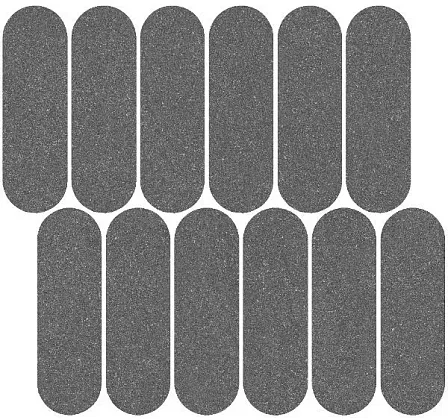 Фото Декор ID147 Джиминьяно наборный антрацит матовый 30x32 Россия