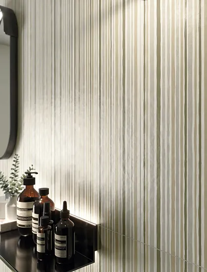 Фото Декор La Fenice Natural Resine Decoro Foglie Panna 60х120 Италия