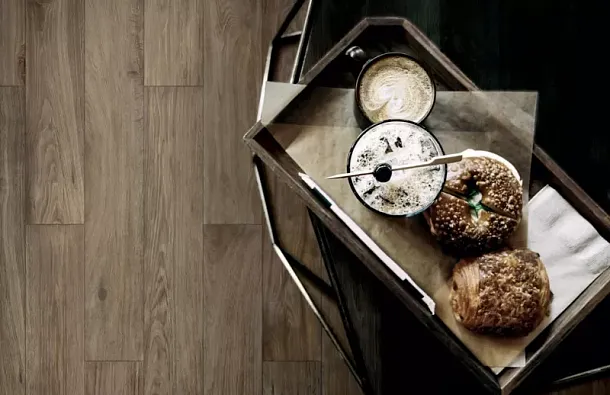 Фото Керамогранит 00R06Q13 Woodglam Tortora 10x70 Италия