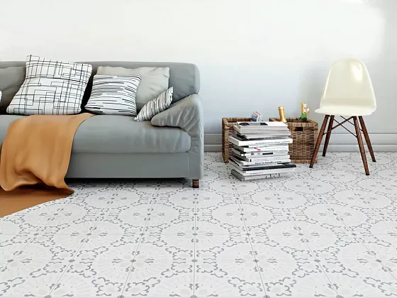 Фото Керамогранит Smile Tile Siena Ibis 19,8x19,8 Индия