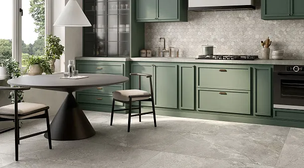 Фото Керамогранит Rondine Group J93649 Crust White Rett 60x120 Италия