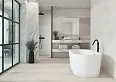 Плитка Tau Ceramica Portwall Rlv. Bloom Sand Mate Rect 33,3x100
