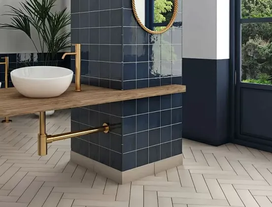 Фото Керамогранит Equipe 25893 Stromboli Glassy Blue 9.2x36.8 Испания
