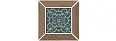 Kerama Marazzi Декор Тровазо наборный коричневый светлый матовый 13x13x0,9 (ID157)