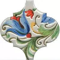 Фото Декор VT\A579\65000 Арабески Тоскана 3 глянцевый 6,5x6,5