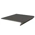 Ступень Kerama Marazzi Хадду фронтальная серый тёмный матовый 40,2x34x0,8 (KM4040G0041NGTF)