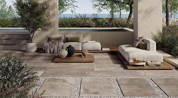 Фото Керамогранит Rondine Group J92124 Windsor Beige Ret 20,3x20,3 Италия