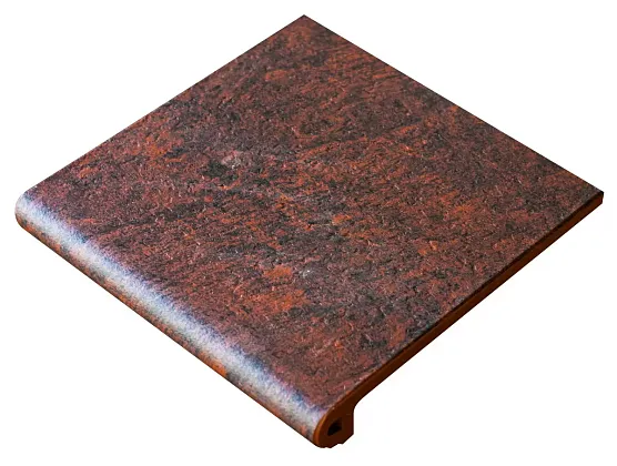 Фото Ступень Gres de Aragon Peldano Jasper Rojo 32.5x33 Испания