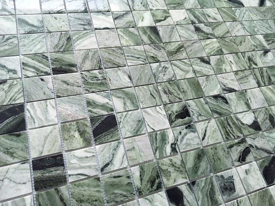 Фото Мозаика LeeDo Ceramica Pietrine Onice Verde oliva POL 48x48x7 Китай