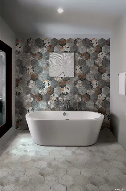 Фото Керамогранит Esagona LIGHT BROWN CL 24X27,7 Италия