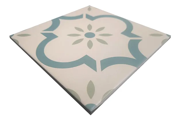 Фото Керамогранит Smile Tile Пальмира бежевый 20x20 Индия