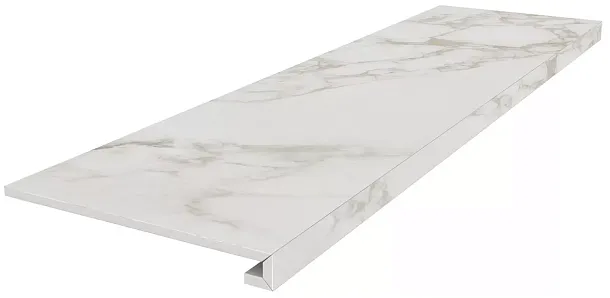 Фото Ступень Kerama Marazzi Монте Тиберио серый светлый матовый обрезной 33x119,5x0,9 (SG540720R\GCF) Россия