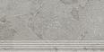Ступень Kerama Marazzi Сплит серый матовый обрезной 30x60x0,8 (KM6060G1241R8GRF)