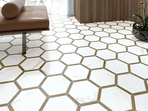 Фото Керамогранит Monopole Ibiza White 22x25 Испания