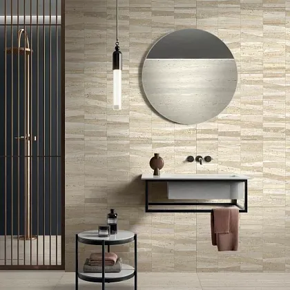 Фото Керамогранит Ariana Ceramica 0010000 Dorica Crema Nat Ret 120x280 Италия