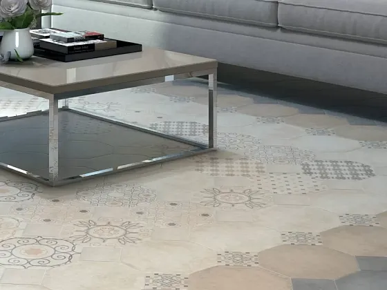 Фото Керамогранит SG243300N Пьяцетта серый 24х24 Россия