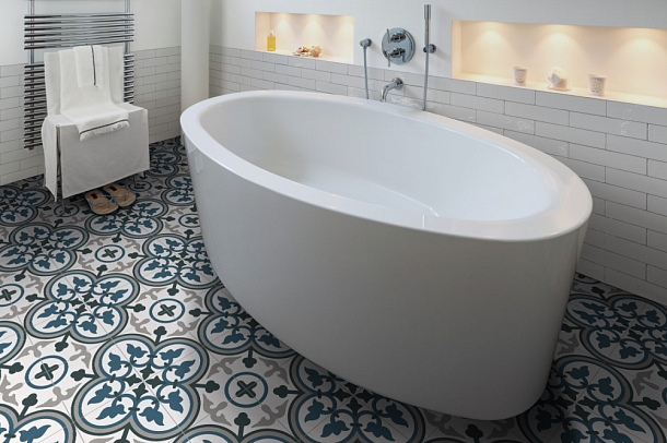 Фото Керамогранит Barcelona Blanco 25x25 Испания