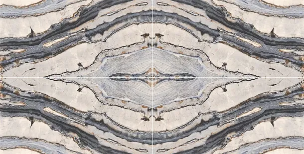 Фото Керамогранит Zocati Blue A Hi-Glossy 60х120 Индия