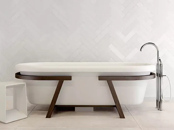 Фото Плитка Tau Ceramica Maiolica Gloss Coral 7.5x30 Испания