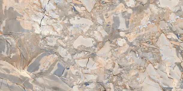Фото Керамогранит Ennface ENACN1032GL60120 Breccia Oceanic Glossy 600х1200х9 Индия