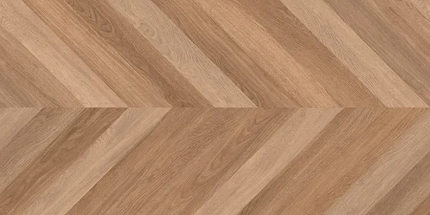 Фото Керамогранит Laparet Wood Canarium Chevron M Тёмно-Бежевый Матовый Карвинг 60Х120 Индия